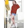imageWULFUL Girls Casual Crew neck Sweatshirts Long Sleeve Fashion Pullovers for Teen GirlsBrown