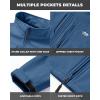 imageWULFUL Mens Lightweight Softshell Jacket Warm Fleece Lined Windbreaker Waterproof Rain Jacket for Winter Outdoor HikingRoyal Blue