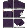 imageWULFUL Mens Slim Fit 3 Piece Suits Two Button Blazer Vest amp Pants Tuxedo Set for Business Wedding PartyPurple