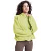imageWULFUL Womens Full Zip Cropped Sweatshirt Long Sleeve Stand Collar Casual Jacket ShortGreen