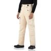 imageWULFUL Mens Waterproof Insulated Ski Snow Pants Winter Snowboarding Cargo Pants with MultiPocketsLight Khaki