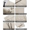 imageWULFUL Mens 2 Piece Slim Fit Suit Set One Button Casual Blazer Jacket Pants SetClassic Fit Suits for Men Wedding BusinessChampagne