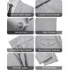 imageWULFUL Mens 2 Piece Slim Fit Suit Set One Button Casual Blazer Jacket Pants SetClassic Fit Suits for Men Wedding BusinessLight Gray