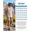 imageWULFUL Mens Sun Protection Fishing Shirts UPF 50 Lightweight Quick Dry Cooling Short Sleeve Shirts for Work Hiking SafariKhaki