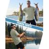 imageWULFUL Mens Sun Protection Fishing Shirts UPF 50 Lightweight Quick Dry Cooling Short Sleeve Shirts for Work Hiking SafariSage Green