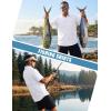 imageWULFUL Mens Sun Protection Fishing Shirts UPF 50 Lightweight Quick Dry Cooling Short Sleeve Shirts for Work Hiking SafariWhite