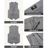 imageWULFUL Boys Formal Suit SetSlim Fit Tuxedo Wedding Suit 616 Years with Adjustable WaistLight Grey