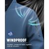 imageWULFUL Mens Lightweight Bomber Jacket Casual Windbreaker Zip Up Coat Spring Fall Streetwear with Pockets for Travel WorkBlue