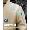 imageWULFUL Mens Lightweight Bomber Jacket Casual Windbreaker Zip Up Coat Spring Fall Streetwear with Pockets for Travel WorkKhaki