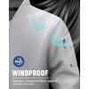 imageWULFUL Mens Lightweight Bomber Jacket Casual Windbreaker Zip Up Coat Spring Fall Streetwear with Pockets for Travel WorkLight Grey