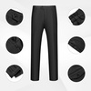 image:imageMens 2 Piece Slim Fit Suit Set One Button Blazer Solid Jacket Pants Tuxedo Set Suits for Prom Party Wedding amp BusinessBlack