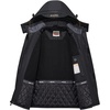 image:imageWULFUL Mens Winter Coats Waterproof Ski Jacket Warm Windproof Winter Windbreaker Jackets for Men with HoodBlack0050