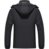 image:imageWULFUL Mens Winter Coats Waterproof Ski Jacket Warm Windproof Winter Windbreaker Jackets for Men with HoodBlack0050