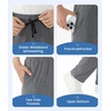 image:imageWULFUL 3 Pack Boys Sweatpants Fleece Athletic Workout Pants Boys Joggers with Zipper Pockets Size 420BlackDark GreyNavy