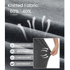 image:imageWULFUL 3 Pack Boys Sweatpants Fleece Athletic Workout Pants Boys Joggers with Zipper Pockets Size 420BlackDark GreyRed