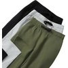 image:imageWULFUL 3 Pack Boys Sweatpants Fleece Athletic Workout Pants Boys Joggers with Zipper Pockets Size 420BlackLight GreyArmy Green