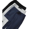 image:imageWULFUL 3 Pack Boys Sweatpants Fleece Athletic Workout Pants Boys Joggers with Zipper Pockets Size 420BlackLight GreyNavy