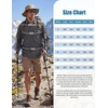 image:imageWULFUL Mens Sun Protection Fishing Shirts UPF 50 Lightweight Quick Dry Cooling Long Sleeve Shirts for Work Hiking SafariGrey