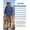 image:imageWULFUL Mens Sun Protection Fishing Shirts UPF 50 Lightweight Quick Dry Cooling Long Sleeve Shirts for Work Hiking SafariOcean Blue