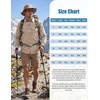 image:imageWULFUL Mens Sun Protection Fishing Shirts UPF 50 Lightweight Quick Dry Cooling Long Sleeve Shirts for Work Hiking SafariSolid Khahi
