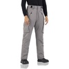 image:imageWULFUL Mens Waterproof Insulated Ski Snow Pants Winter Snowboarding Cargo Pants with MultiPocketsDark Grey