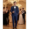 image:imageWULFUL Slim Fit Tuxedo for Men One Button Suit Set Prom Party Wedding Tux Mens Suits 3 PieceNavy