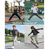 image:imageWULFUL 5 Pack Boys Athletic Pants  Moisture Wicking Mesh Joggers with Pockets Comfortable Sweatpants for Kids TeensBlack dark Grey light Grey navy army Green