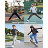 image:imageWULFUL 5 Pack Boys Athletic Pants  Moisture Wicking Mesh Joggers with Pockets Comfortable Sweatpants for Kids TeensBlack dark Grey navy army Green blue